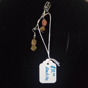 Handmade Unakite Earrings