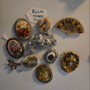 Victorian Themed Magnet Set of 10