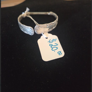 Vintage Sterling Spoon Bracelet w/ Coil
